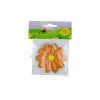 Figura virág poly 6,5cm akasztós narancs