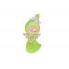 Figura virágjelmezes kislány poly 5*4,5*10cm zöld