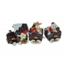 Figura vonat poly 18,5cm szürke