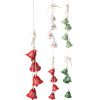 Girland csengő fém 38cm többféle
