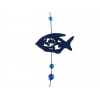 Girland hal filc lézervágott s.kék 120cm
