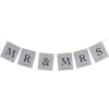 Girland papír esküvői Mr&Mrs 200cm fehér