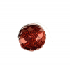 Gömb nagy flitteres piros D8 cm