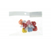 Gomba fa 2,3*3cm S/8 színes
