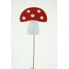 Gomba filc 17 cm piros
