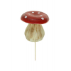 Gomba hab pikk 8.5cm piros