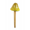 Gomba kerámia 14,5cm sárga
