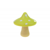Gomba poly 5.8*5.8*6.5cm pöttyös sárga