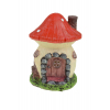 Gombaház poly 7,2*6,5*10,8cm piros