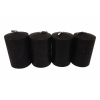 Gyertya adventi 4*6cm s/4 fekete