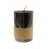 Gyertya henger 70/100 Rustic fekete