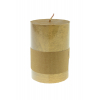 Gyertya henger 70/100 Rustic Metal arany