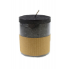 Gyertya henger 70/80 Rustic Metal fekete