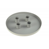 Gyertyatartó tálca fém D20 szürke