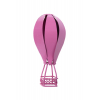 Fém hőlégballon 5.5X5.5X9.3HCM pink