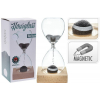 Homokóra üveg/fa 6*14cm mágnese