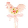 Kakas pikk organzával 46cm lightpink