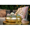 Karácsonyfa dísz üveg 7cm pearl