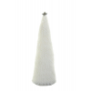Karácsonyfa textil 25cm fehér