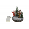 Karácsonyi jelenet világító 11*10.5*11.5cm