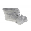 Kaspó cement bakancs 24*13*12cm sünikkel szürke
