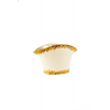 Kaspó dolomit ovális 21,3*13*13,4cm krém
