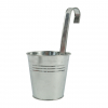 Kaspó fém akasztóval 27cm cink