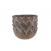 Kaspó kerámia D16*H14cm antik barna