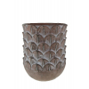Kaspó kerámia D18.5*H22cm antik barna