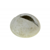 Kaspó kő kerek szem forma D14 H8,5 fehér