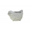 Kaspó madár kő 13.5x9x7.5cm szürke