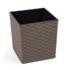 Kaspó műa Juka-rattan 30*30cm M30 frappé Lamela