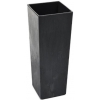 Kaspó műanyag magas Finezja 35*35cm M68cm beton fekete Lamela