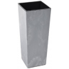 Kaspó műanyag magas Finezja 35*35cm M68cm beton szürke Lamela