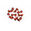 Katicabogár poly 1,4cm s/24 piros