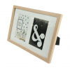 Képkeret fa 10*15cm natúr