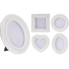 Képkeret plasztik 9-10cm 4féle fehér