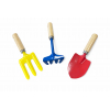 Kerti szerszámok fa/fém 20cm s/3 színes