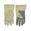 Kesztyű pamut 25cm fehér/sárga