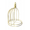 Kínáló kalitka fém D24 H48,5 koptatott arany
