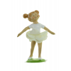 Kislány balerina poly 12cm sárga