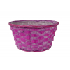 Kosár bambusz D20 H10cm lila