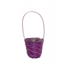 Kosár fonott D8 H6/17cm lila