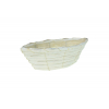 Kosár fűz csepp forma 37x17x9cm natúr