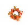 Koszorú őszi levelekkel tökkel D35CM narancs