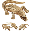 Krokodil fém 14*18cm 3féle arany