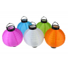 Lampion papír/textil LED 20cm több szín