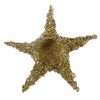 M.tartó csillag 15cm glitteres arany
