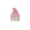 Figura manó kerámia 12,5*9,5cm rózsaszín
