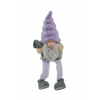 Figura manó kerámia 21cm lógólábú lila